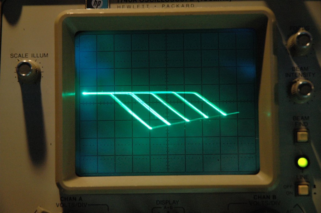 een actie plaatje van een transistor