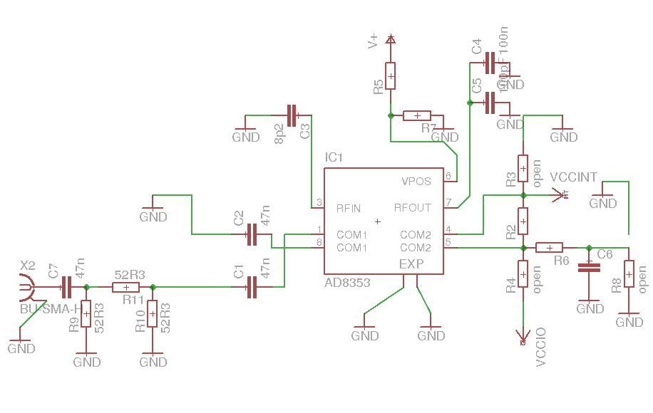 Schematic (fbased on AD datasheet)