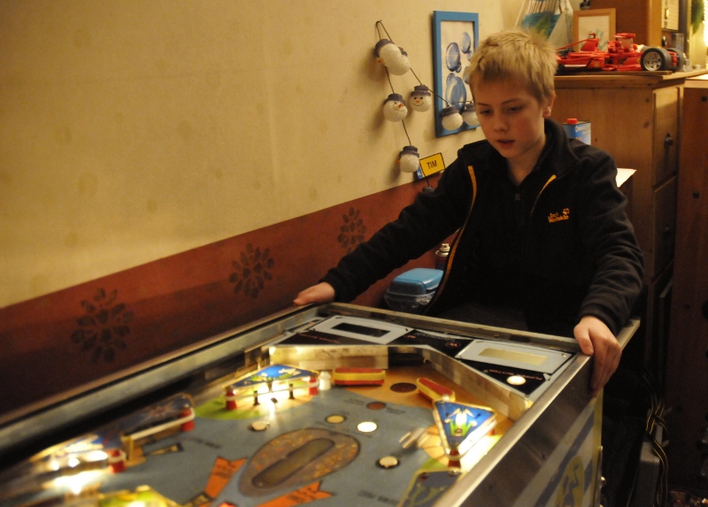 My son, the pinball wizzard