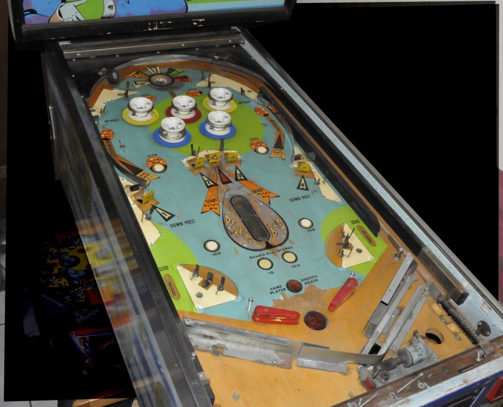 Stripped playfield