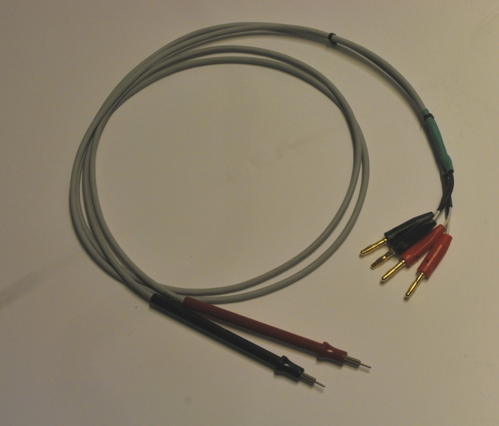 Semi-Kelvin test leads