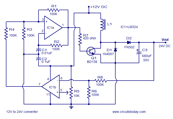 the first schematic without the changes for the mosfet