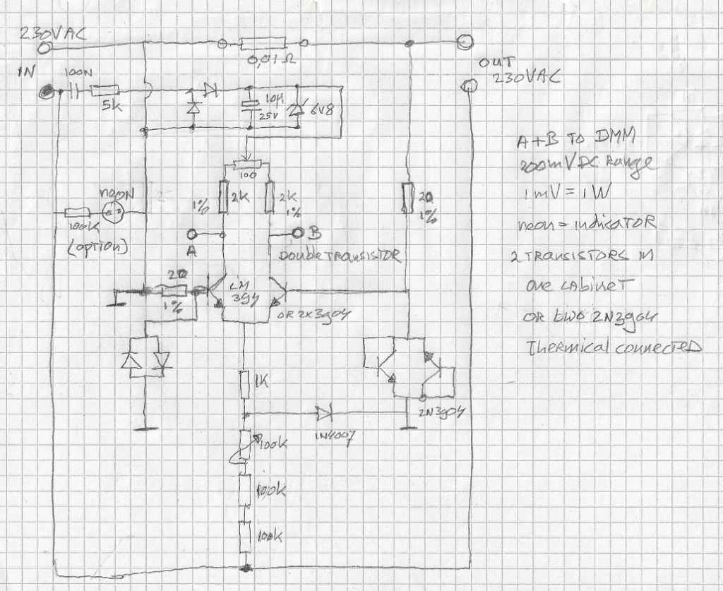 230V schematic in Fred-cad