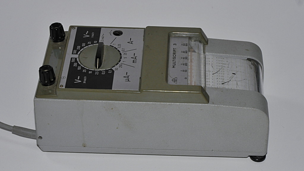 A writing  multimeter